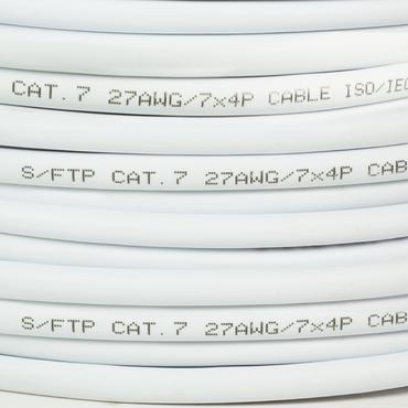 LogiLink CPV0040 netværkskabel Hvid 50 m Cat7 S/FTP (S-STP)