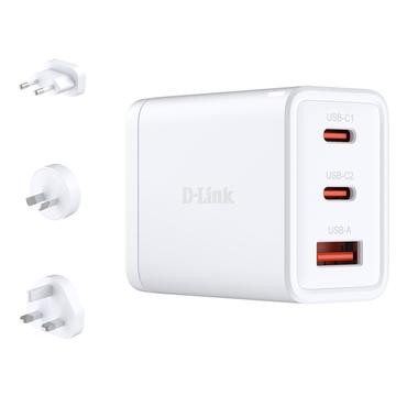 D-Link DCP-651 oplader til mobil enhed Universel Hvid Vekselstr&oslash;m Hurtig opladning Indend&oslash;rs