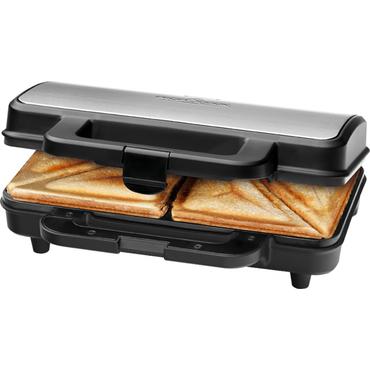 ProfiCook PC-ST 1092 - sandwichtoaster - rustfrit st&aring;l/sort