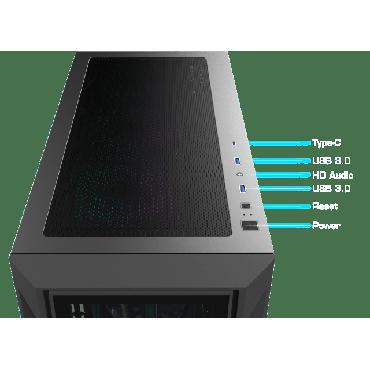 RAIJINTEK Chassi - Tower - E-ATX, ATX, Micro-ATX, Mini-ITX - 16,5 cm - 40 cm - 7 - SPCC