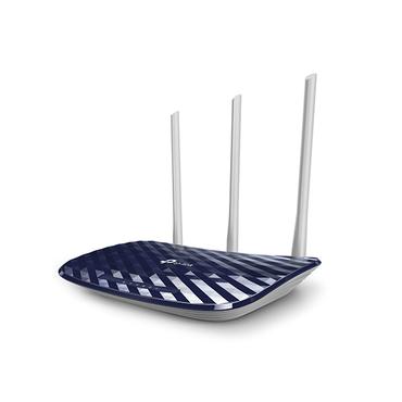 TP-Link Archer C20 AC750 V4.0 trådløs router Hurtigt ethernet Dual-band (2,4 GHz / 5 GHz) Marineblå