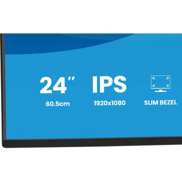 iiyama ProLite X2492HSU-B1 computersk&aelig;rm 61 cm (24") 1920 x 1080 pixel Fuld HD LED Sort