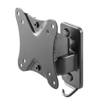 DELTACO monteringssats - Smal - f&ouml;r LCD-display - luta, sv&auml;nga, niv&aring;, VESA - svart