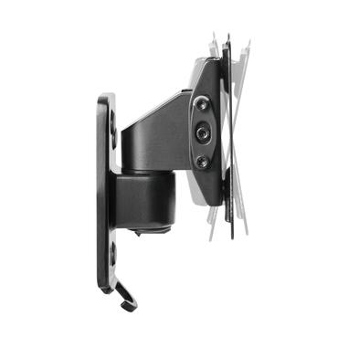 DELTACO monteringssats - Smal - f&ouml;r LCD-display - luta, sv&auml;nga, niv&aring;, VESA - svart