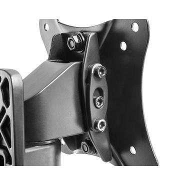 DELTACO monteringssats - Smal - f&ouml;r LCD-display - luta, sv&auml;nga, niv&aring;, VESA - svart