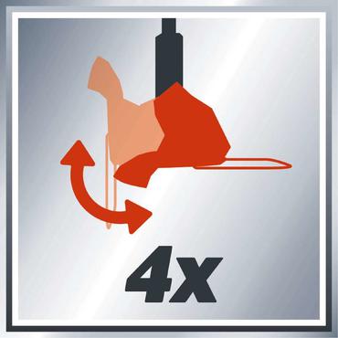 Einhell GC-ET 4530 Set 30 cm 450 W Elektrisk AC Aluminium, Sort, Orange