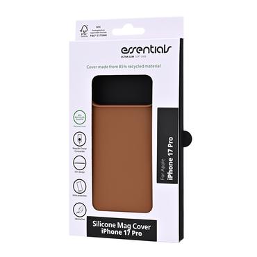 Essentials iPhone 17 Pro Genbrugs silikone Mag bagcover, hazel