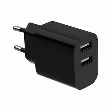 Gembird 2xUSB-A 5V 2.4 A svart