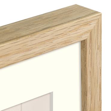ZEP Malmo natural    20x20/30x30 Holz mit Passepartout     V4530N