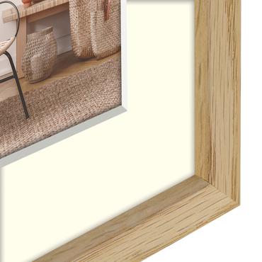 ZEP Malmo natural    20x20/30x30 Holz mit Passepartout     V4530N
