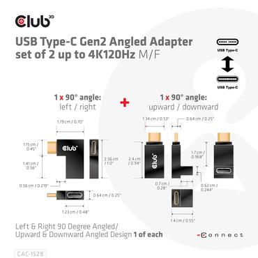 Club 3D - USB-C-adaptersats