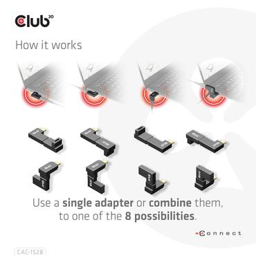 Club 3D - USB-C-adaptersats