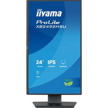 iiyama ProLite XB2492HSU-B1 computersk&aelig;rm 61 cm (24") 1920 x 1080 pixel Fuld HD LED Sort