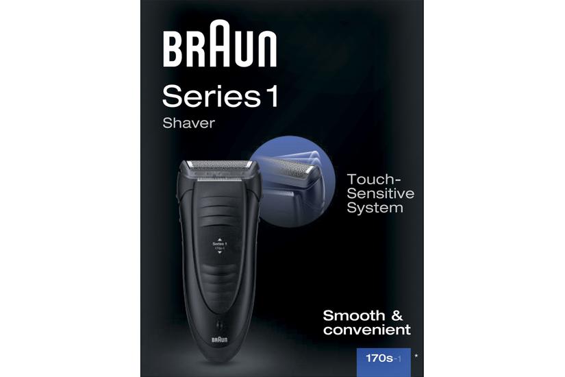 Braun Series 1 170 - rakapparat - svart
