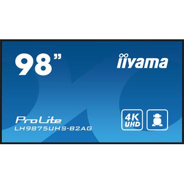 iiyama ProLite LH9875UHS-B2AG 98" Klass (97.5" visbar) LED-bakgrundsbelyst LCD-skärm
