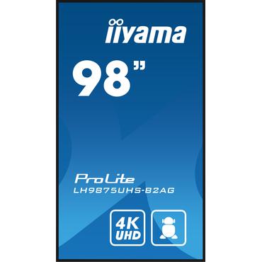 iiyama ProLite LH9875UHS-B2AG 98" Klass (97.5" visbar) LED-bakgrundsbelyst LCD-skärm