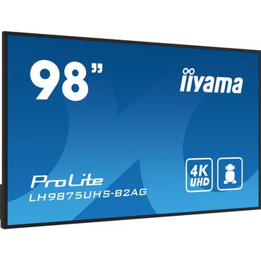 iiyama ProLite LH9875UHS-B2AG 98" Klass (97.5" visbar) LED-bakgrundsbelyst LCD-skärm