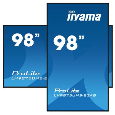 iiyama ProLite LH9875UHS-B2AG 98" Klass (97.5" visbar) LED-bakgrundsbelyst LCD-skärm