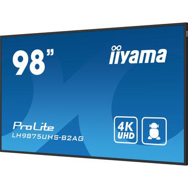 iiyama ProLite LH9875UHS-B2AG 98" Klass (97.5" visbar) LED-bakgrundsbelyst LCD-skärm