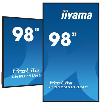 iiyama ProLite LH9875UHS-B2AG 98" Klass (97.5" visbar) LED-bakgrundsbelyst LCD-skärm