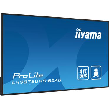 iiyama ProLite LH9875UHS-B2AG 98" Klass (97.5" visbar) LED-bakgrundsbelyst LCD-skärm