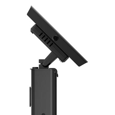 Compulocks iPad 10th-11th (A16) Gen Space Enclosure Brandable Floor Stand Plus Hub Black ställ