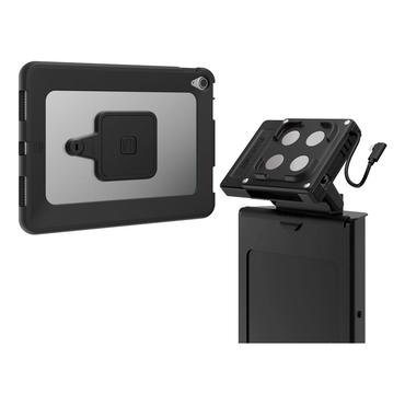 Compulocks iPad 10th-11th (A16) Gen Space Enclosure Brandable Floor Stand Plus Hub Black ställ