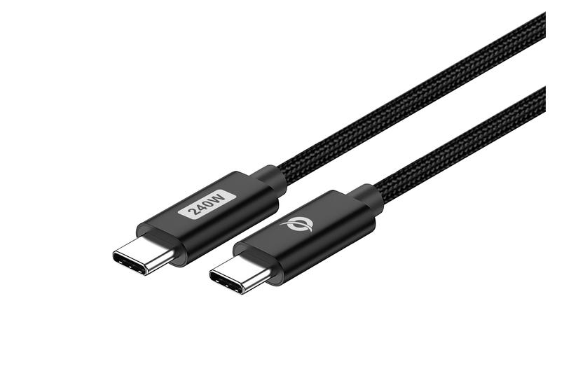 CONCEPTRONIC Kabel USB-C 3.1 -> C H/H 1.20m 5A 480Mbps sv