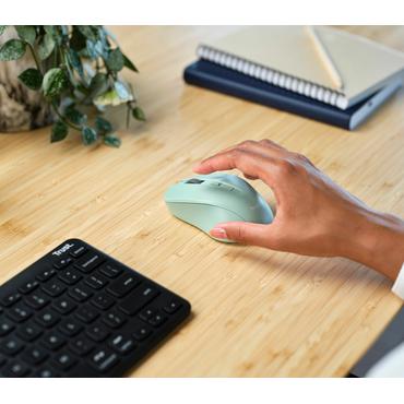 Trust Mydo - mus - tyst - 2.4 GHz - grön