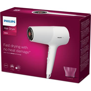 Philips 5000 Series BHD500 - h&aring;rtork - vit/metallisk