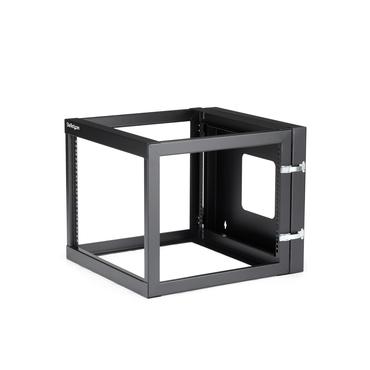 StarTech.com "8U Hinged Open Frame Wall Mount Network Rack