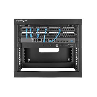 StarTech.com "8U Hinged Open Frame Wall Mount Network Rack