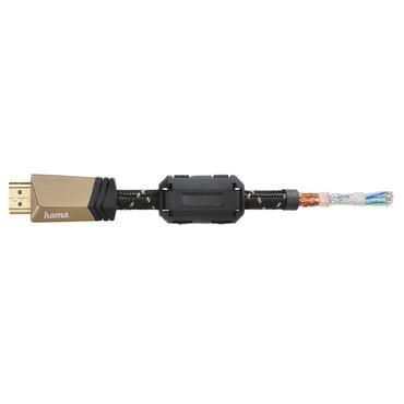 Hama 00205026 HDMI-kabel 3 m HDMI Type A (Standard) Sort, Lyser&oslash;d