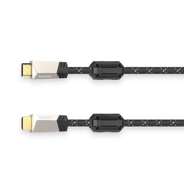 Hama 00205026 HDMI-kabel 3 m HDMI Type A (Standard) Sort, Lyser&oslash;d