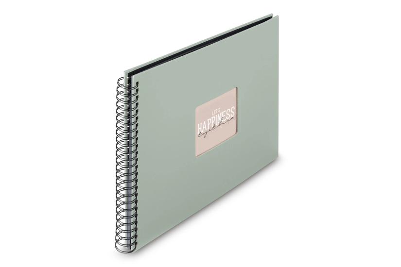 Hama 00009871 fotoalbum og arkbeskyttelse Gr&oslash;n 300 ark Spiral indbinding