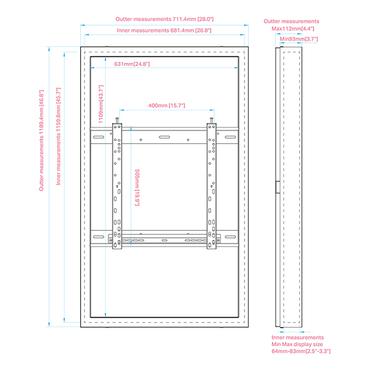 Multibrackets Skiltmontage
