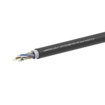 CAT6 F/UTP PVC+PE Dual Jacket