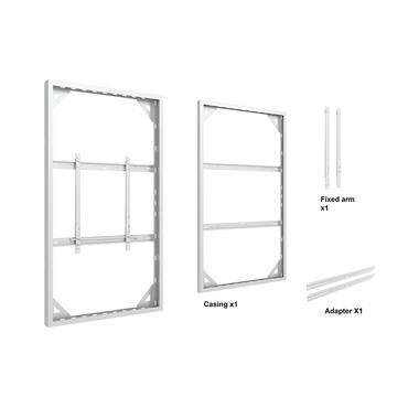 Multibrackets M Pro Series h&ouml;lje - medium - f&ouml;r LCD-display - slank - vit