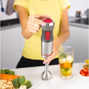 Zelmer ZHB4650 VARIO 0,7 L Nedsænkning blender 1400 W Metallic, Rød