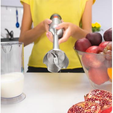 Zelmer ZHB4650 VARIO 0,7 L Nedsænkning blender 1400 W Metallic, Rød