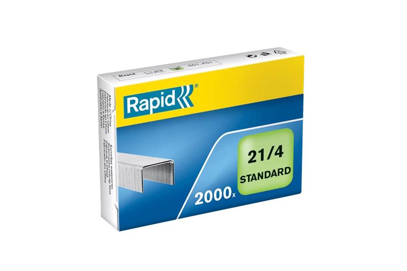 Rapid Standard - klamrar - 21/4 - 4 mm - paket med 2000