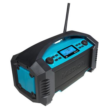 Medion MD 43320 DAB+ Baustellen-Radio blau / schwarz