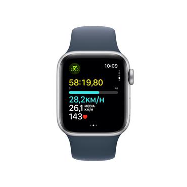 Apple Watch SE OLED 40 mm Digital 324 x 394 pixel Berøringsskærm Sølv Wi-Fi GPS (satellit)