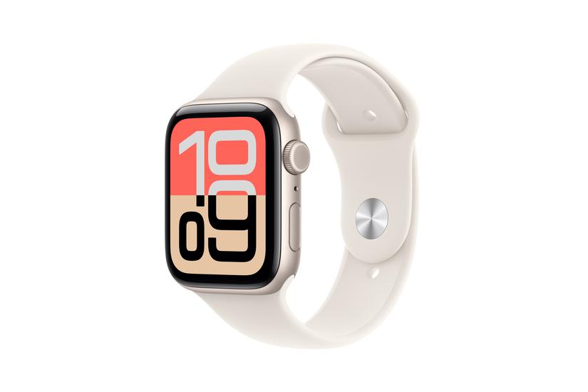Apple Watch SE (3nd generation) OLED 44 mm Digital 368 x 448 pixel Berøringsskærm 5G Beige Wi-Fi GPS (satellit)