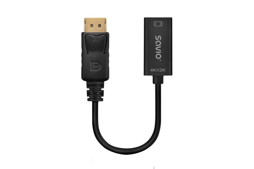 Savio AK-62 video cable adapter 0.2 m DisplayPort HDMI
