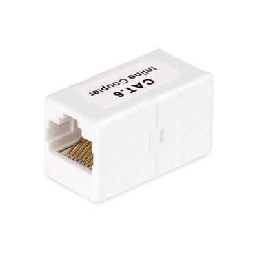 StarTech.com RJ45 Coupler 5-Pack, Inline Cat6 Coupler, Female to Female (F/F) T568 Connector, Unshielded Ethernet Cable Extension - 5 Pack (IN-CAT6-COUPLER-U5) - kopplingsdon f&ouml;r n&auml;tverk - vit