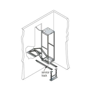 Middle Atlantic TRACKL rack track regulering