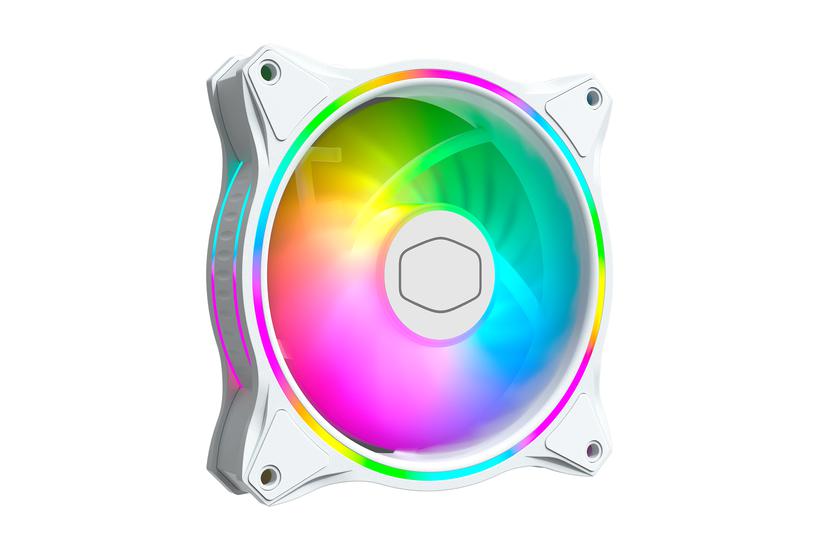 Cooler Master MasterFan MF120 HALO 3in1 - White Edition - lådfläkt