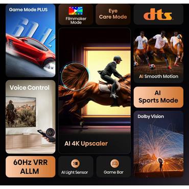 Hisense 75A6Q TV 190,5 cm (75") 4K Ultra HD Smart TV Wi-Fi Sort