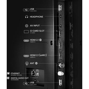 Hisense 75A6Q TV 190,5 cm (75") 4K Ultra HD Smart TV Wi-Fi Sort